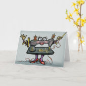 裁縫 カード (黄色い花)