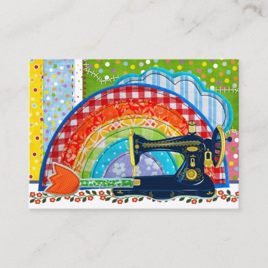 裁縫/キルティングカード – SRF 名刺 (正面)