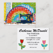 裁縫/キルティングカード – SRF 名刺 (正面/裏面)