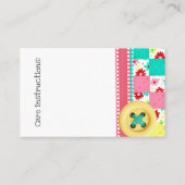 裁縫/キルティング 名刺 (裏面)