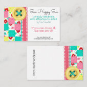 裁縫/キルティング 名刺 (正面/裏面)