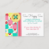 裁縫/キルティング 名刺 (正面)