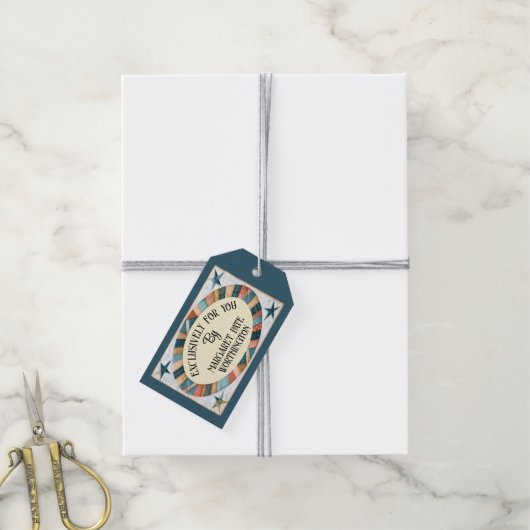 裁縫/キルト事業の名刺 ギフトタグ (より糸付き)