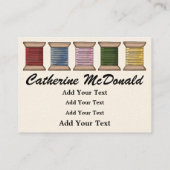 裁縫/クラフターカード 名刺 (裏面)