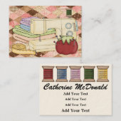 裁縫/クラフターカード 名刺 (正面/裏面)