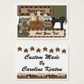 裁縫/クラフター/シーストレスカード/ラベル- SRF (正面&裏面)