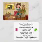 裁縫/シーストレス/ファッション名刺 名刺 (正面/裏面)