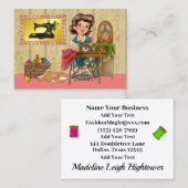 裁縫/シーストレス/ファッション 名刺 (正面/裏面)