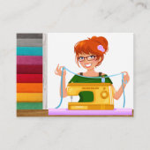 裁縫/シーストレス/ファッション 名刺 (正面)