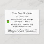 裁縫/シーフォース/ファッション- SRF 名刺 (裏面)