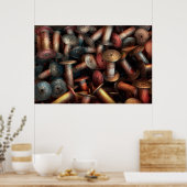 裁縫 – スプール ポスター (キッチン)