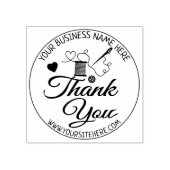 裁縫・ビジネス・サンキュー ラバースタンプ (インプリント)