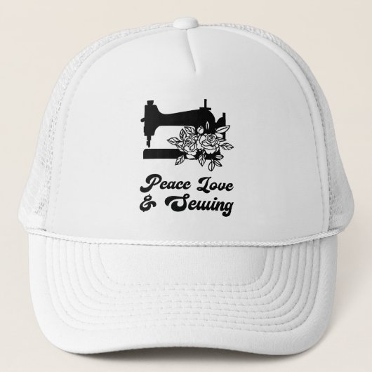 裁縫 – ピースラブ&裁縫 キャップ (正面)
