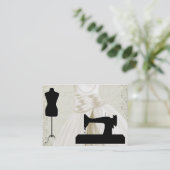 裁縫/ファッション/シーストレス 名刺 (スタンド正面)