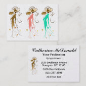 裁縫/ファッション/シーストレス 名刺 (正面/裏面)