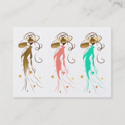 裁縫/ファッション/シーストレス 名刺 (正面)