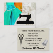 裁縫/ファッション/シーストレス 名刺 (正面/裏面)