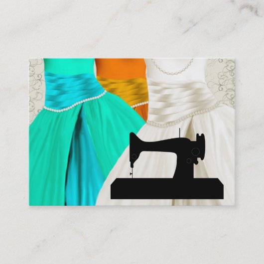 裁縫/ファッション/シーストレス 名刺 (正面)