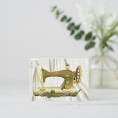 裁縫/ファッション/シーストレス 名刺 (スタンド正面)