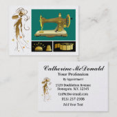 裁縫/ファッション/シーストレス 名刺 (正面/裏面)