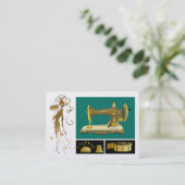 裁縫/ファッション/シーストレス 名刺 (スタンド正面)