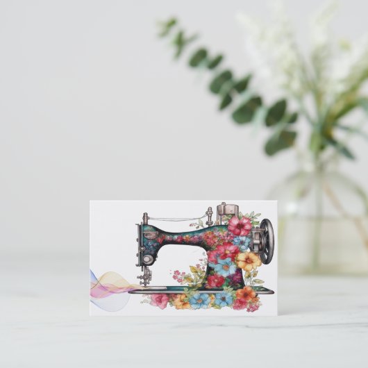 裁縫/ファッション/シーパスサイズ1 名刺 (スタンド正面)