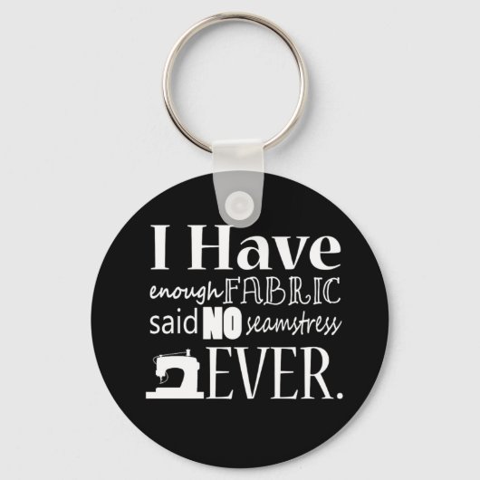 裁縫・ファブリックが不十分{Dark} キーホルダー (正面)