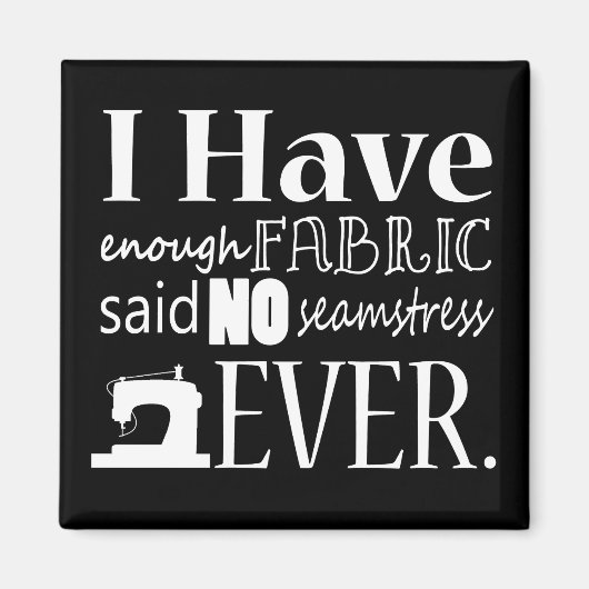 裁縫・ファブリック不足・工芸品 マグネット (正面)