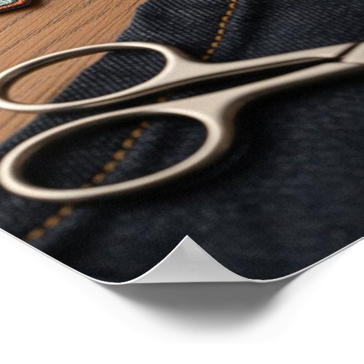 裁縫 ポスター (角)