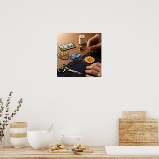 裁縫 ポスター (キッチン)