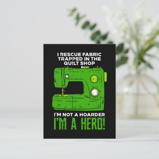 裁縫 ポストカード (スタンド正面)