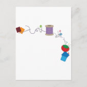 裁縫 ポストカード (正面)