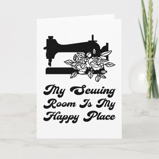 裁縫 – マイ裁縫ルームはマハッピープレイス カード (正面)