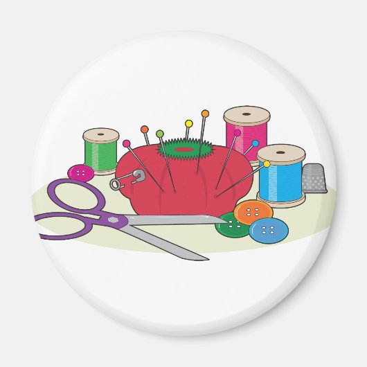 裁縫 マグネット (正面)