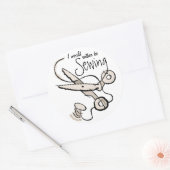 裁縫 ラウンドシール (封筒)