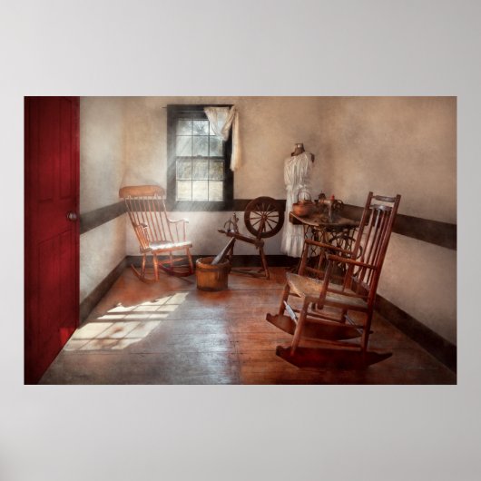 裁縫 – ルーム – おばあちゃんの裁縫ルーム ポスター (正面)