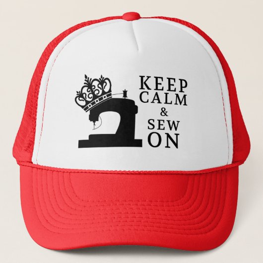 裁縫・保Calm Sew On Crafts キャップ (正面)