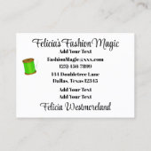 裁縫 名刺 (裏面)