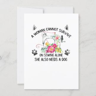 裁縫|女性は一人で生き延びは裁縫できない 招待状