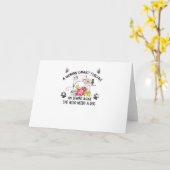 裁縫 |女性は生き延び裁縫だけでは カード (黄色い花)