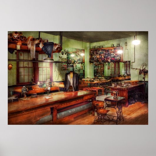 裁縫 – 工業用 – 汗ショップ ポスター (正面)