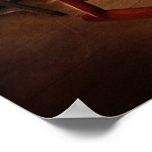 裁縫 – 彼女は以前この機械を愛していた ポスター (角)