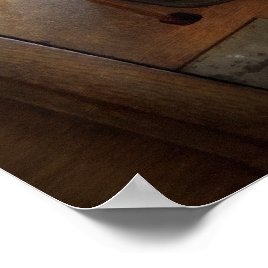 裁縫 – 白黒 ポスター (角)