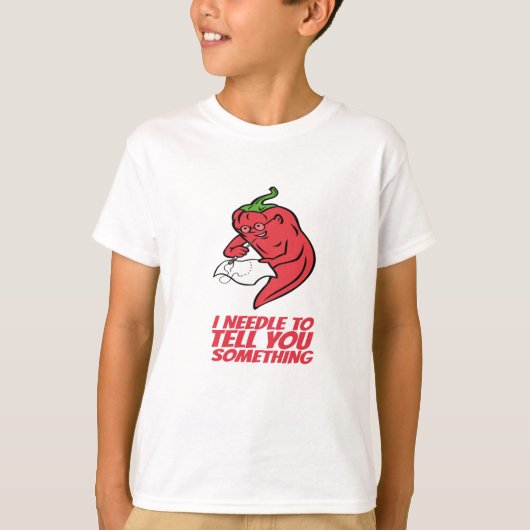 裁縫 – 私の針はあなたに伝える Tシャツ (正面)