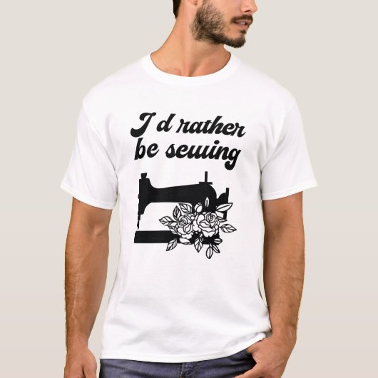 裁縫 – 私は裁縫 Tシャツ (正面)