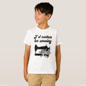 裁縫 – 私は裁縫 Tシャツ (正面フル)