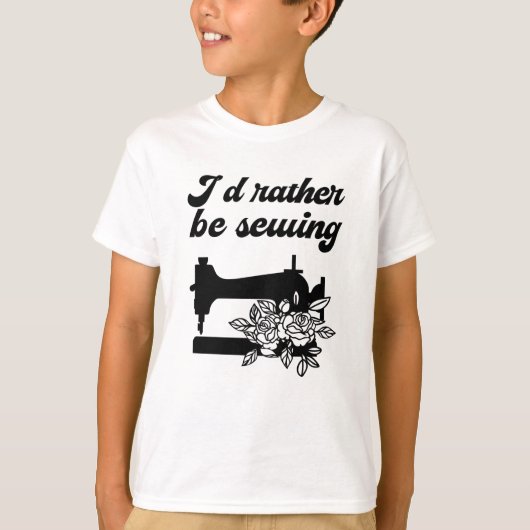 裁縫 – 私は裁縫 Tシャツ (正面)