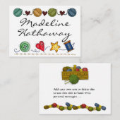 裁縫/編み物エンクロージャカード/SRFによるラベル エンクロージャーカード (正面/裏面)