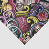 裁縫-編み物ギフトラップティッシュ 薄葉紙 (詳細)