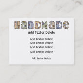 裁縫-編み物 – ハンドメイド – SRF 名刺 (裏面)